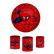 Kit Capas Painel 1,5m + Trio Cilindros - Homem Aranha
