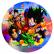 Painel Redondo 1,5m - Dragon Ball