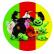 Capa Painel Redondo 1,5m x 1,5m - Angry Birds