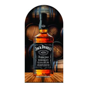 Capa Painel Romano - Veste Fácil - Jack Daniels Tecido Helanca Premium 2m x 1m   Veste Fácil 