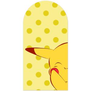 Capa Painel Romano - Veste Fácil - Pikachu Tecido Helanca Premium 2m x 1m   Veste Fácil 